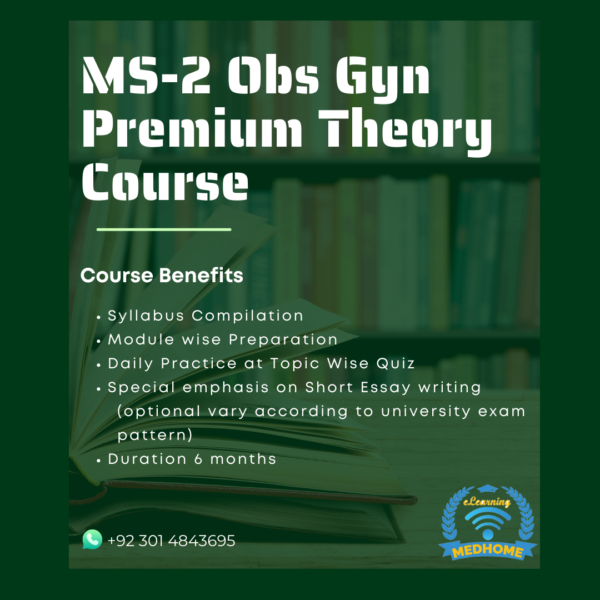 MS-2 Obs Gyn Premium Theory Course